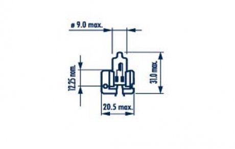 Лампа накаливания, фара рабочего освещения NARVA 48720