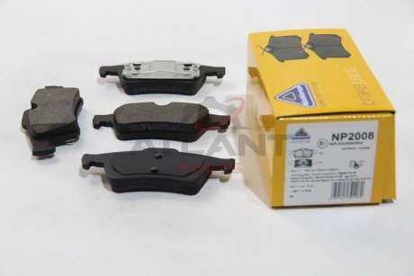 Тормозные колодки зад. Connect 02-13 NATIONAL NP2008