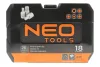 Головки для зливу оліі 3/8&quot;, набір 18 шт. NEO TOOLS 11235 (фото 4)