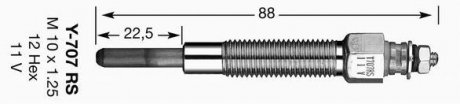 Свічка розжарювання NGK 4937