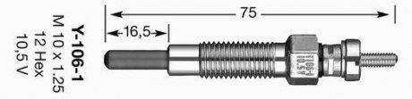 СВЕЧКА РАЗЖАРЕНИЯ NGK 6525