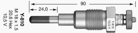 СВЕЧКА РАЗЖАРЕНИЯ NGK 6929