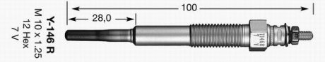 СВЕЧКА РАЗЖАРЕНИЯ NGK 7492