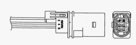 Датчик NGK 94809 (фото 1)