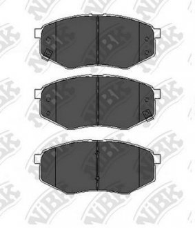 Колодки дискового гальма NiBK PN0704