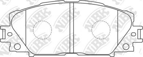 Колодки дискового гальма NiBK PN1508