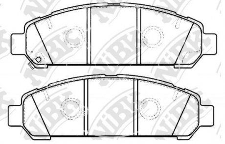 Колодки дискового гальма NiBK PN21003