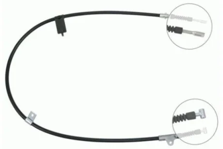 Трос, стояночная тормозная система NIPPARTS J15177