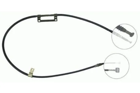 Трос, стояночная тормозная система NIPPARTS J19438