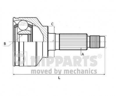 ШРУС NIPPARTS J2820508 (фото 1)