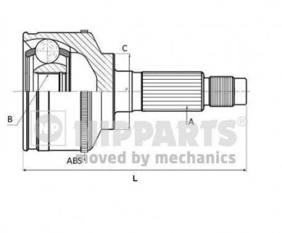 ШРУС NIPPARTS J2822127