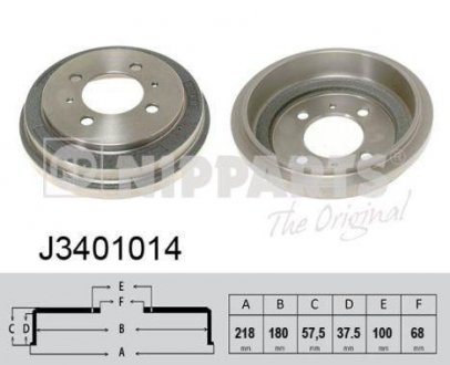 Гальмівний барабан NIPPARTS J3401014