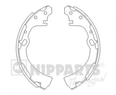 Тормозные колодки.) NIPPARTS J3501038