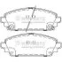 Гальмівні колодки, дискове гальмо (набір) NIPPARTS J3604048 (фото 1)