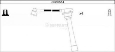 Проволока зажигания, набор NIPPARTS J5380514