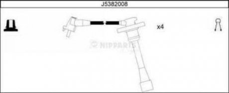 Проволока зажигания, набор NIPPARTS J5382008