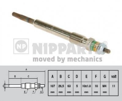 СВЕЧКА РАЗЖАРЕНИЯ NIPPARTS N5718002