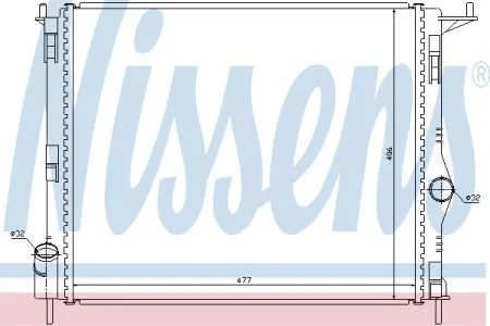 Радіатор NISSENS 37609