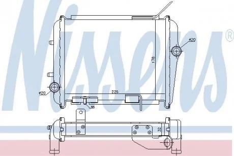 Радиатор A4 00- R.. NISSENS 60362