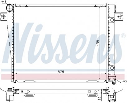 Радиатор NISSENS 60602A