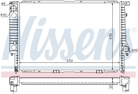 Радиатор NISSENS 60622A