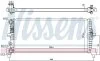 Радіатор двигуна VW UP! 1.0 05.16- NISSENS 606239 (фото 1)