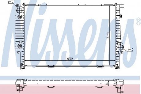 Радиатор NISSENS 60694A