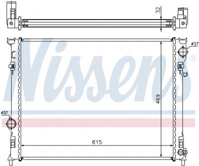 Радиатор NISSENS 61014A