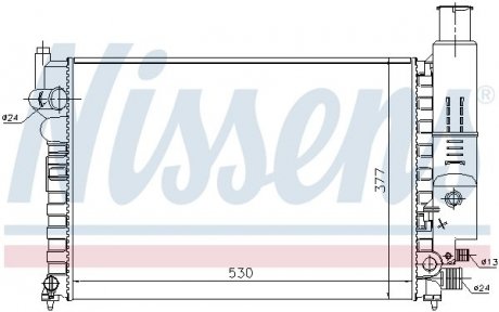 Радіатор NISSENS 61230