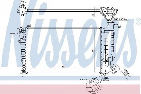 Радиатор NISSENS 61379