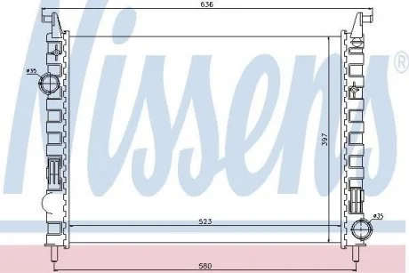 Радиатор NISSENS 617862
