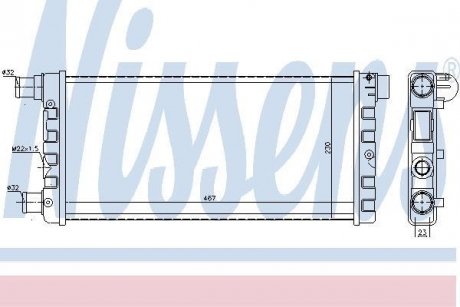 Радіатор NISSENS 61814