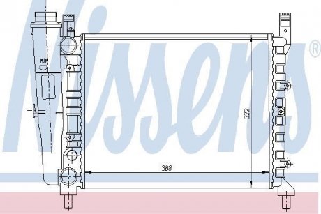 Радіатор NISSENS 61940