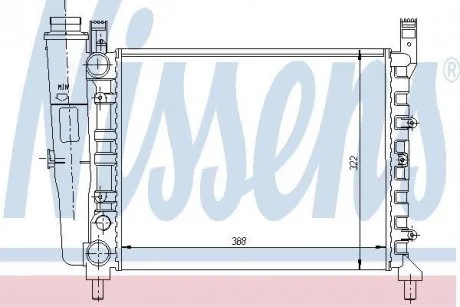 Радиатор NISSENS 61940