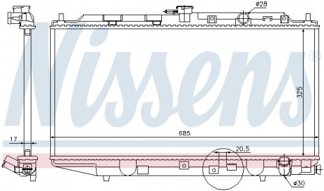 Радиатор NISSENS 62276 (фото 1)