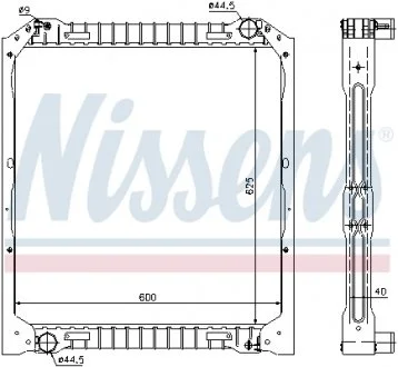 Радиатор NISSENS 62349A