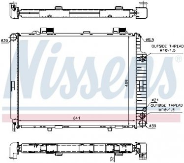 Радіатор NISSENS 62691A