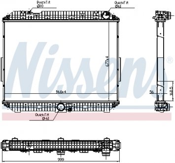 Радиатор NISSENS 6270030