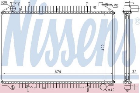 Радиатор NISSENS 62976A