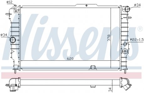 Радіатор NISSENS 630631