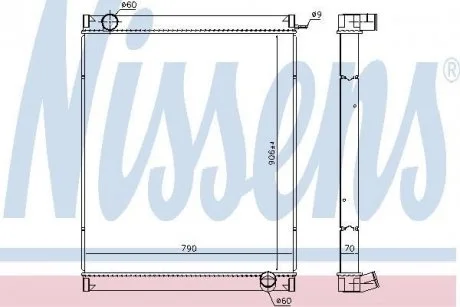 Радиатор NISSENS 63444