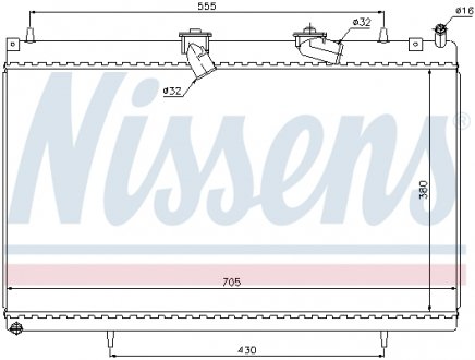 Радіатор NISSENS 63619