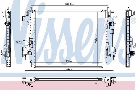 Радиатор NISSENS 637659