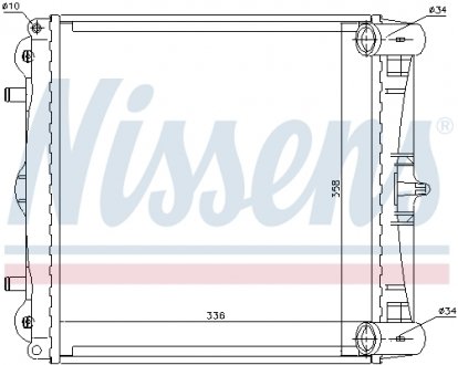 Радіатор NISSENS 63776