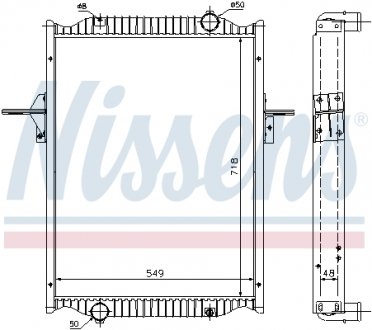 Радіатор NISSENS 63782A