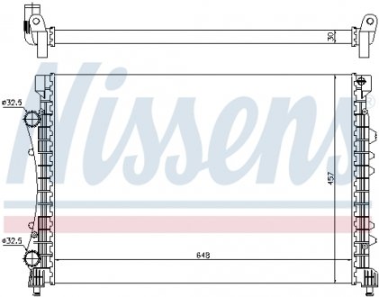 Радиатор NISSENS 63815