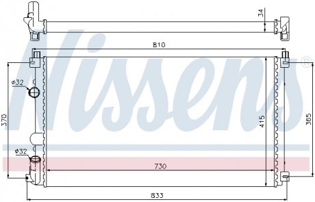 Радиатор NISSENS 63819