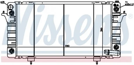 Радиатор NISSENS 64029