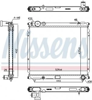 Радиатор NISSENS 64179