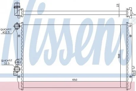 Радиатор NISSENS 65012